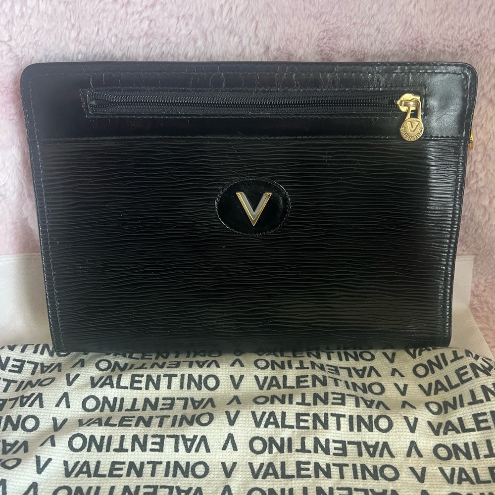 Valentino - Mario Valentino Black Clutch.